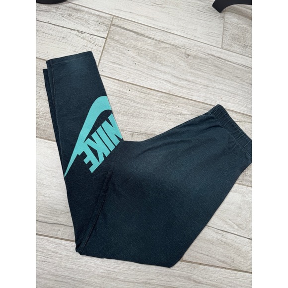 Nike Just Do It Leggings Women's Medium M Athletic Workout Training - Picture 1 of 7